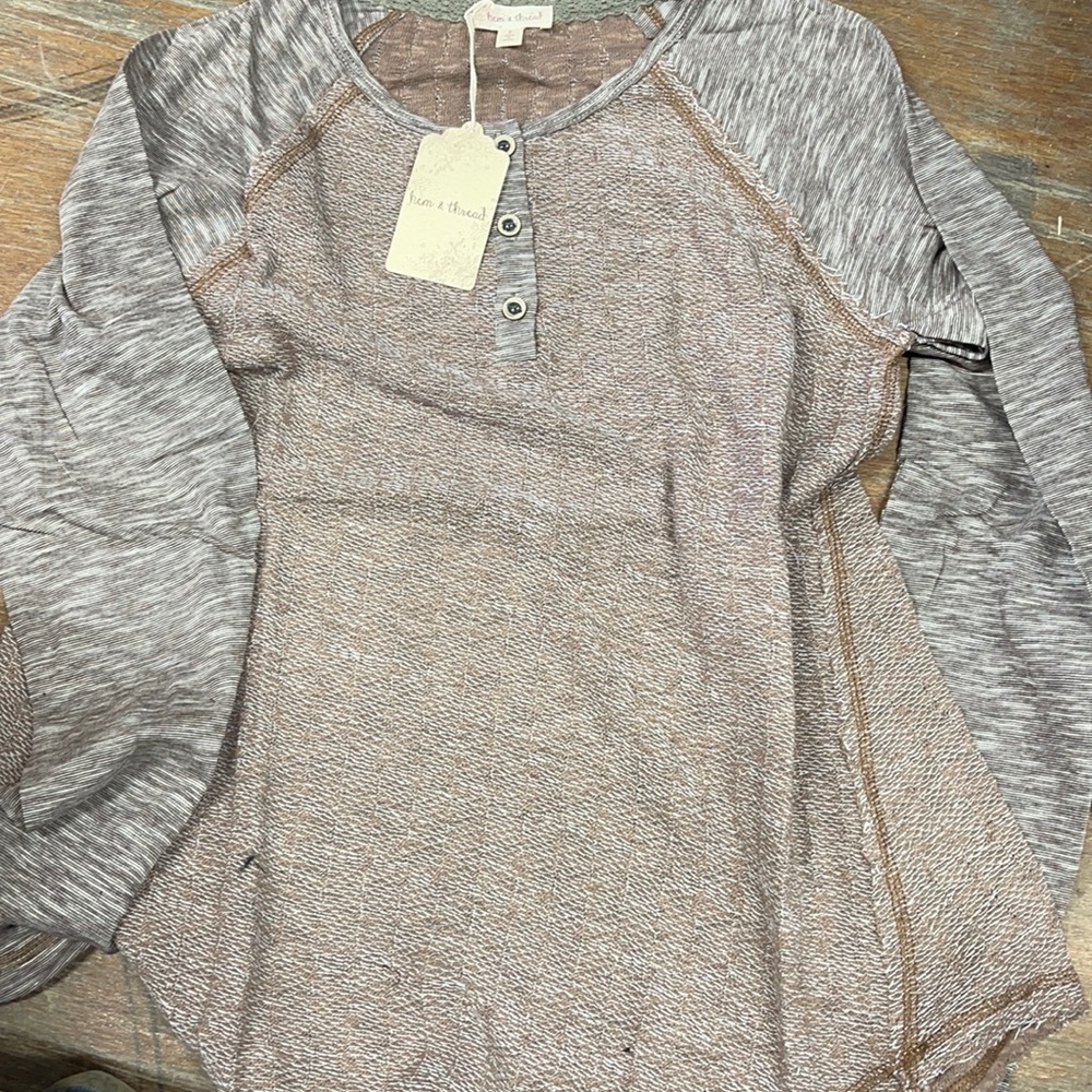 Button thermal shirt